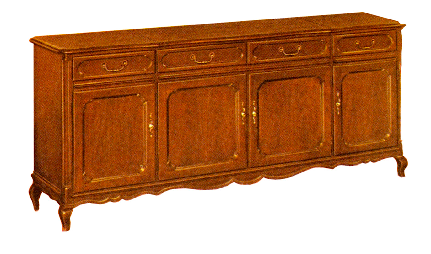 1966 Fisher 971-FP Executive French Provincial Console
